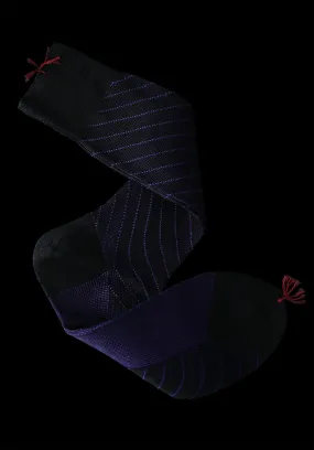 100% Cotton Pencil Stripe Mid-Calf