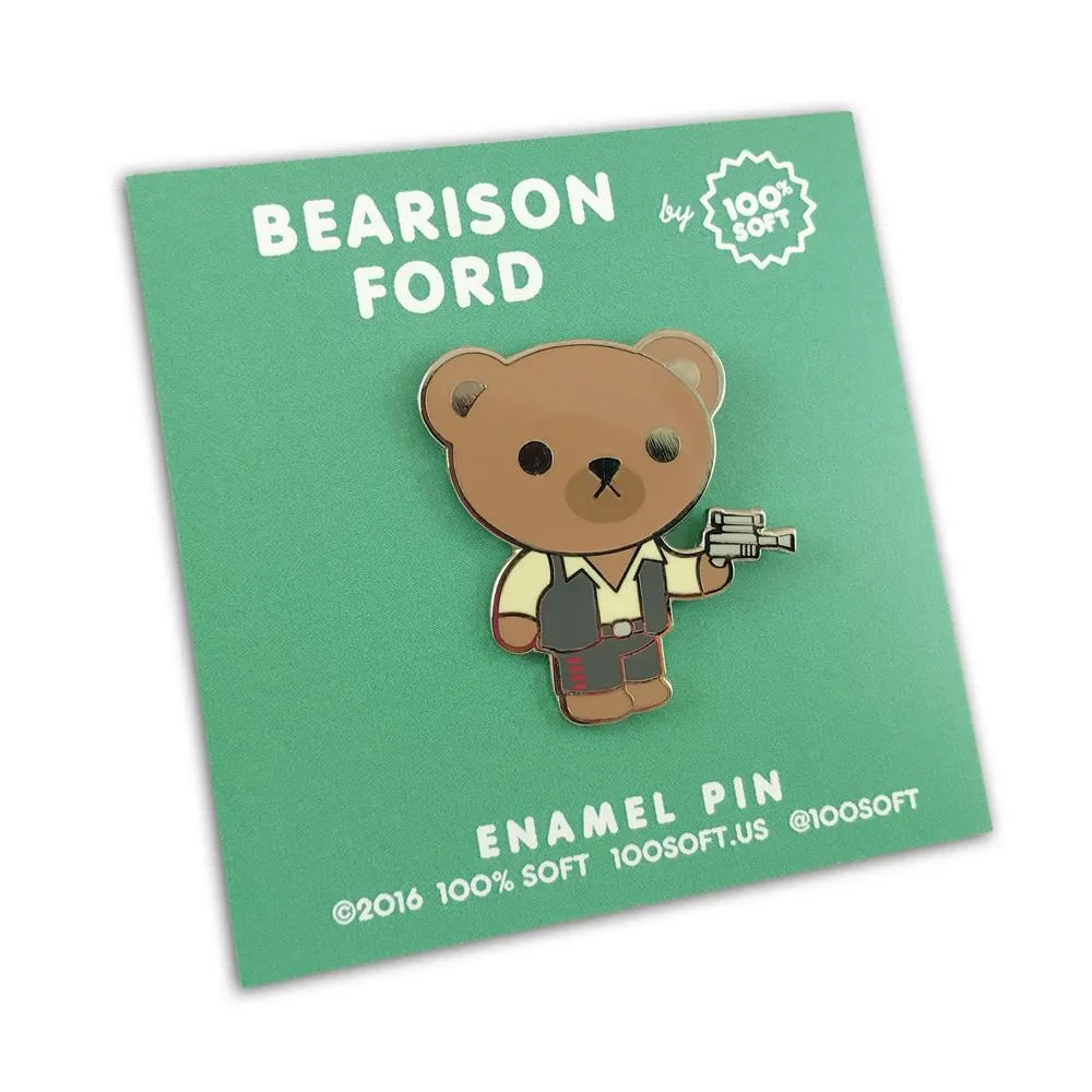 100% Soft - "Bearison Ford - Bear Solo" Enamel Pin