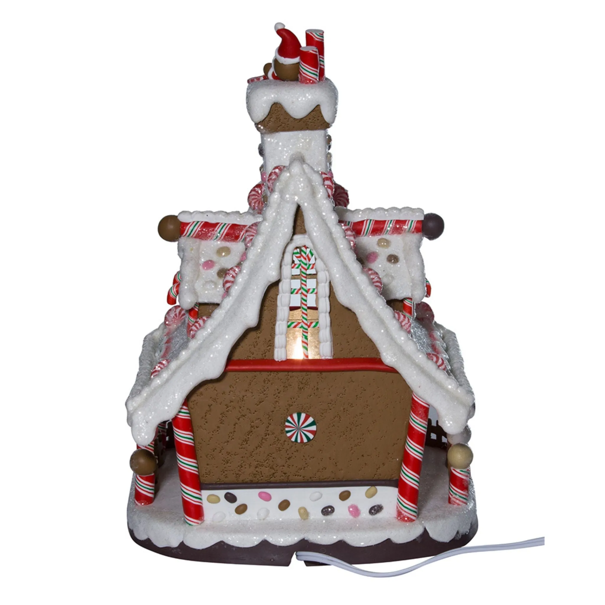 12" Lighted Christmas Gingerbread House