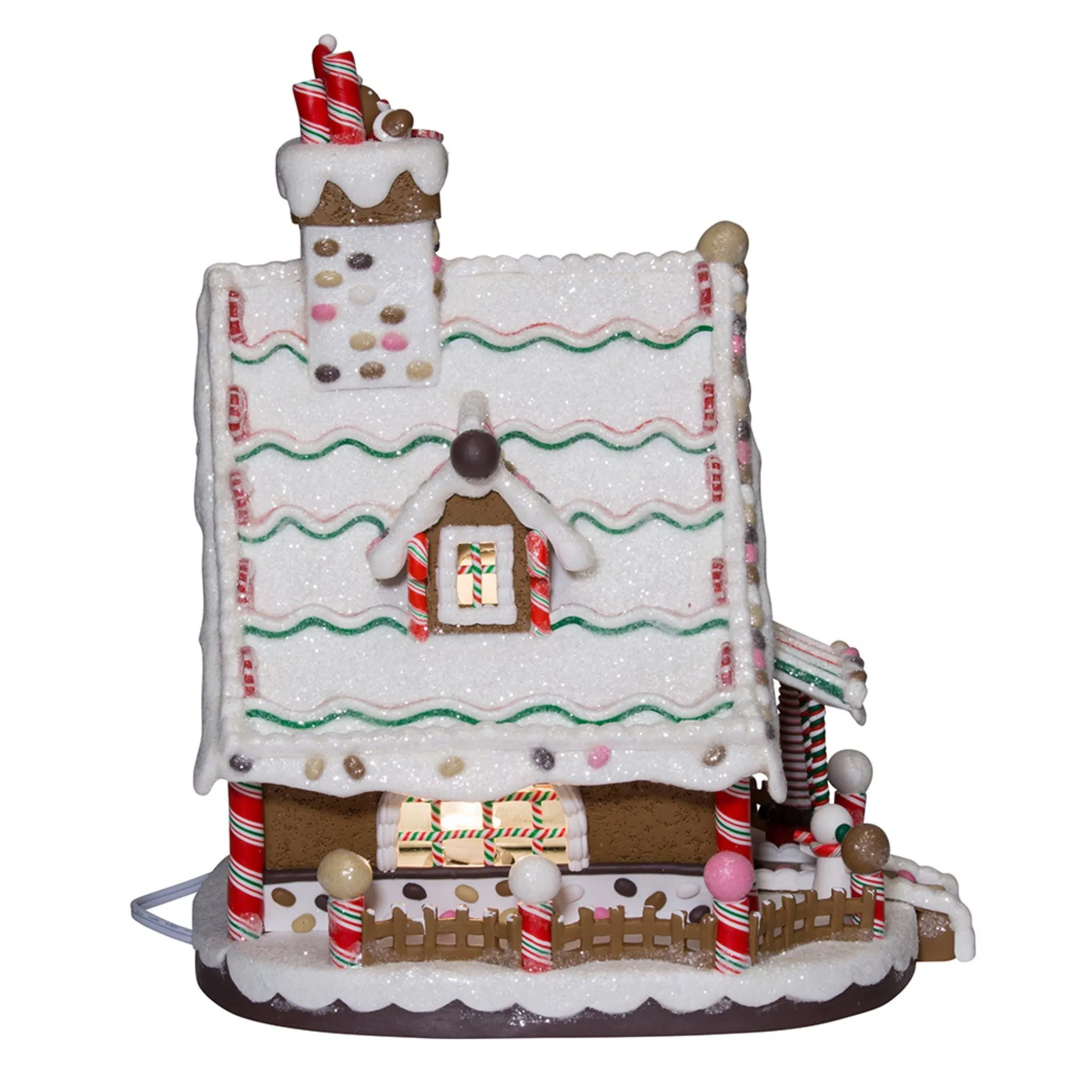 12" Lighted Christmas Gingerbread House