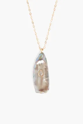 14k Green Biwa Pearl Oasis Necklace