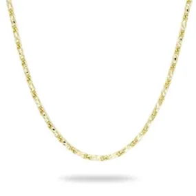 24" Adjustable 0.9mm Raso Chain in Gold