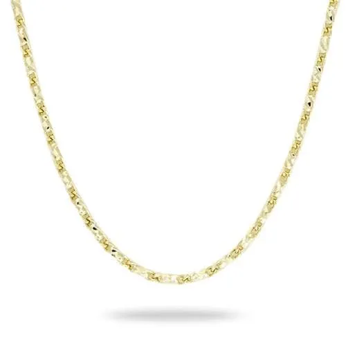 24" Adjustable 0.9mm Raso Chain in Gold