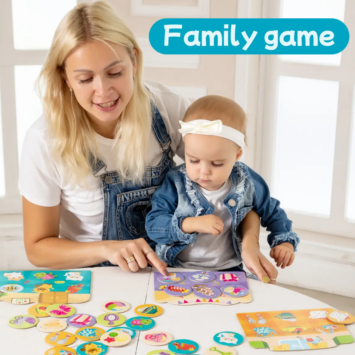 3D Board Game for Toddlers 2-5 Years - LOTTO Earth Habitants - Creative Match & Learn Puzzle Set (30pcs)