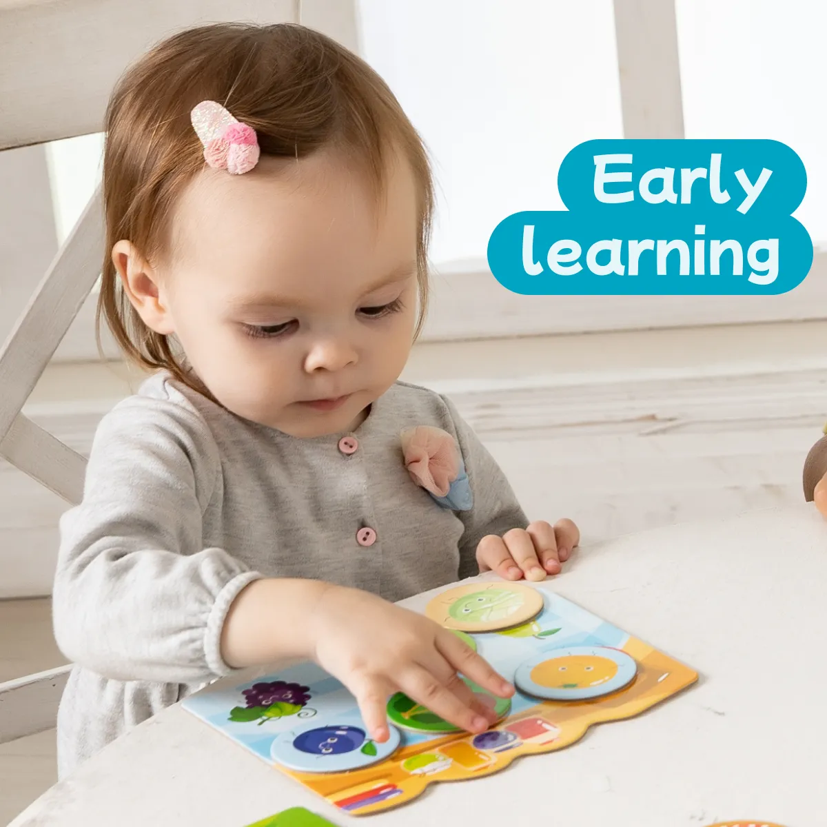 3D Board Game for Toddlers 2-5 Years - LOTTO Earth Habitants - Creative Match & Learn Puzzle Set (30pcs)