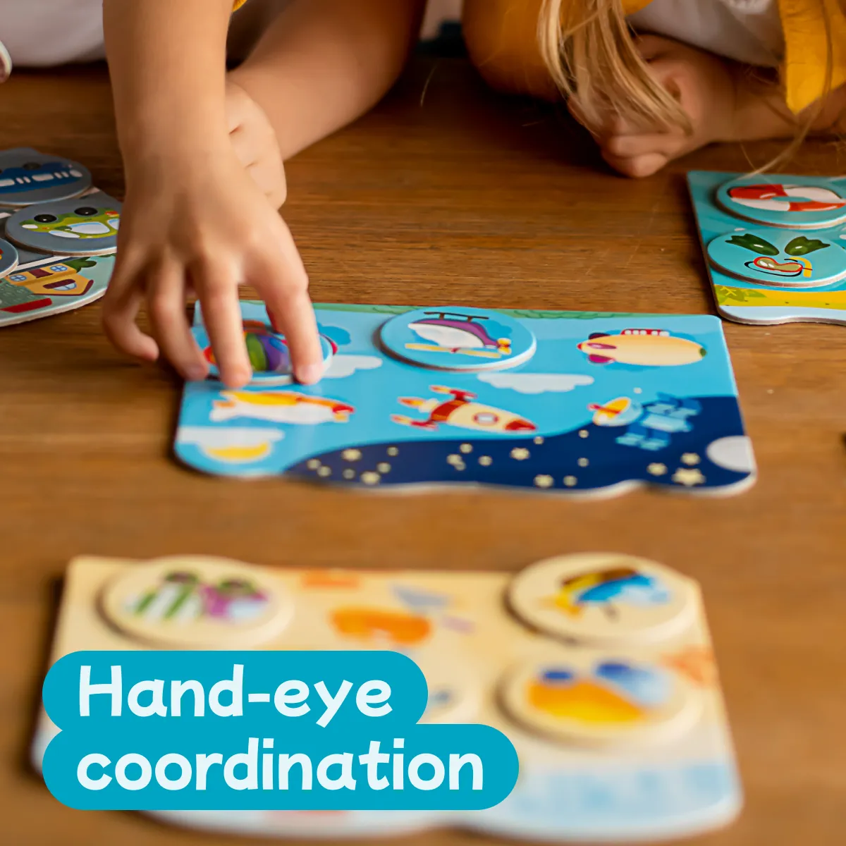 3D Board Game for Toddlers 2-5 Years - LOTTO Earth Habitants - Creative Match & Learn Puzzle Set (30pcs)