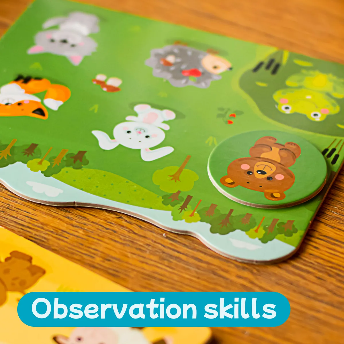3D Board Game for Toddlers 2-5 Years - LOTTO Earth Habitants - Creative Match & Learn Puzzle Set (30pcs)