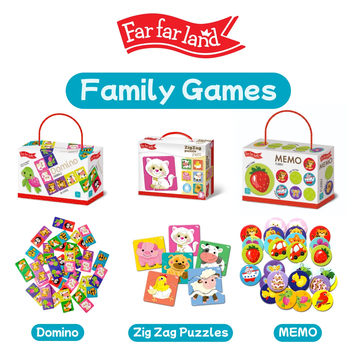 3D Board Game for Toddlers 2-5 Years - LOTTO Earth Habitants - Creative Match & Learn Puzzle Set (30pcs)