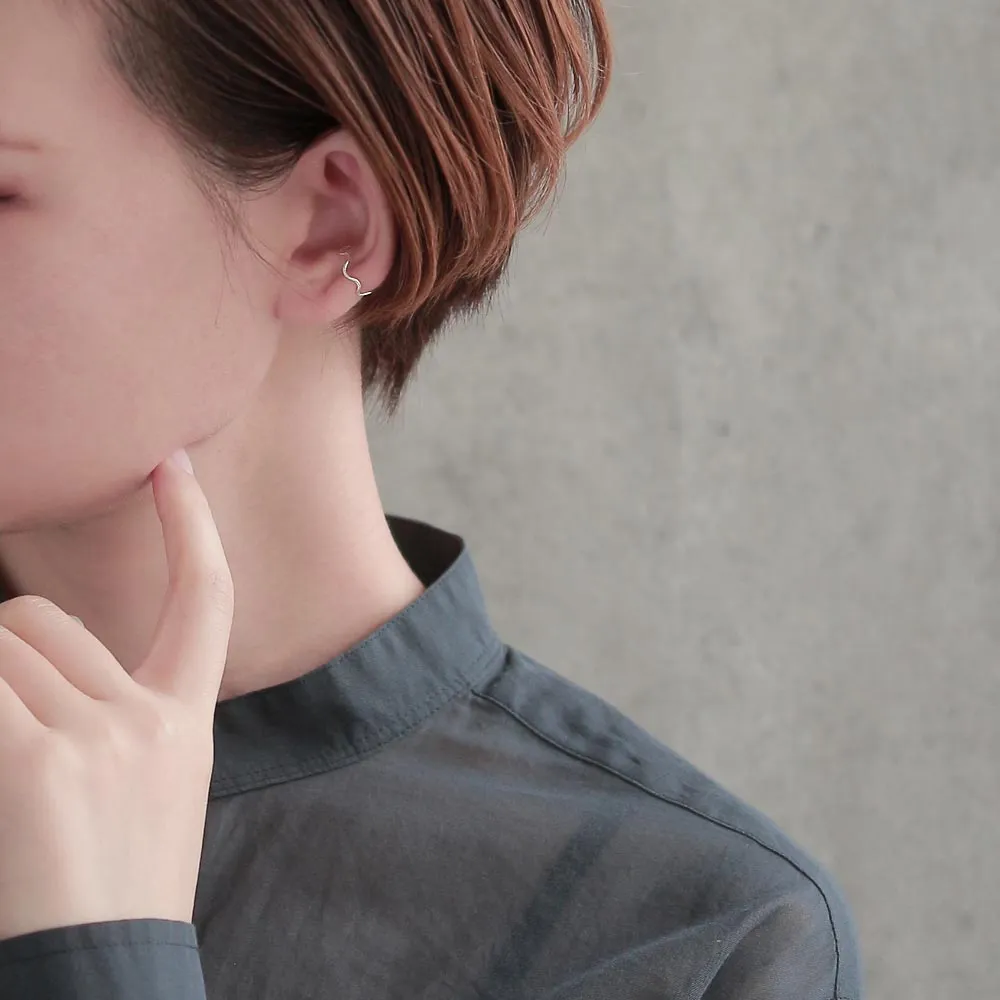 925 Silver Wave Ear Cuff
