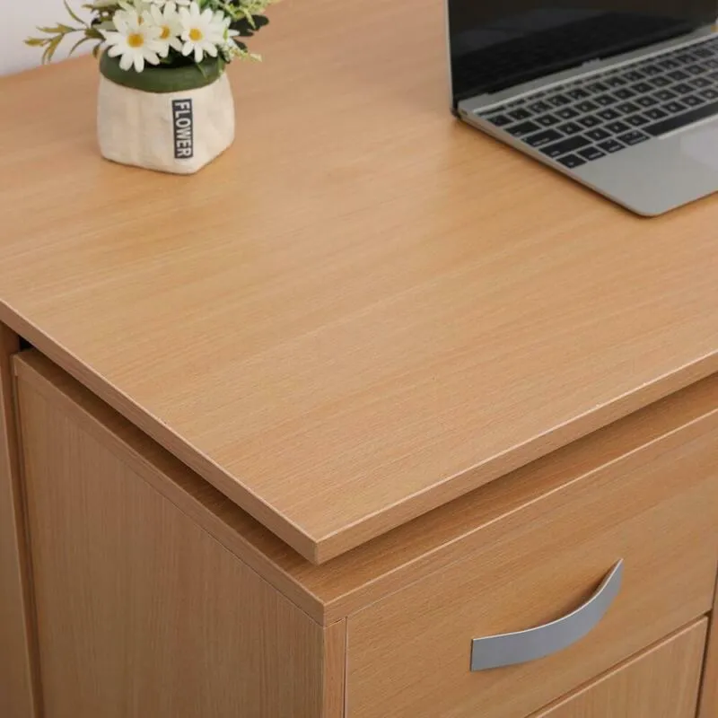 Adjustable Office Desk in Brown