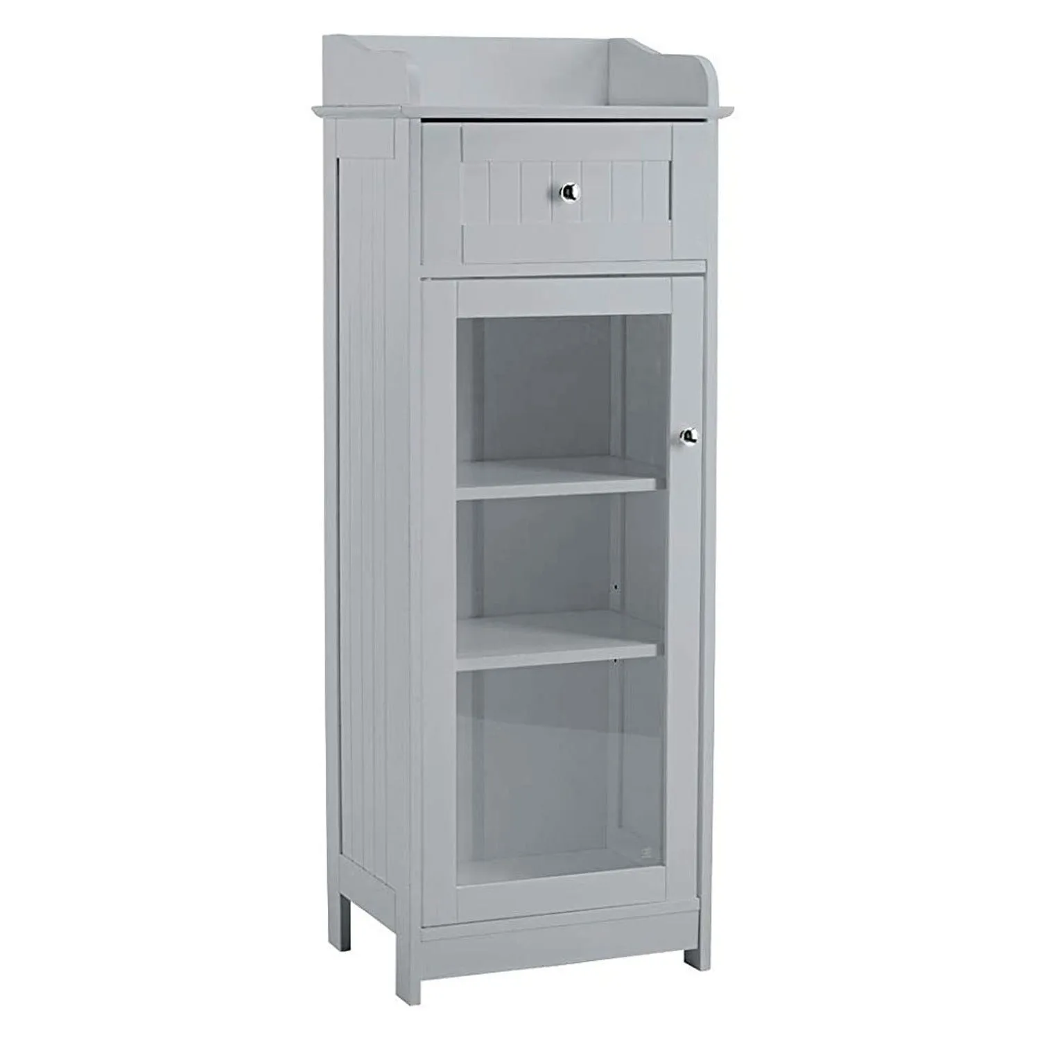 Alaska Grey 1 Glass Door Bathroom Cabinet