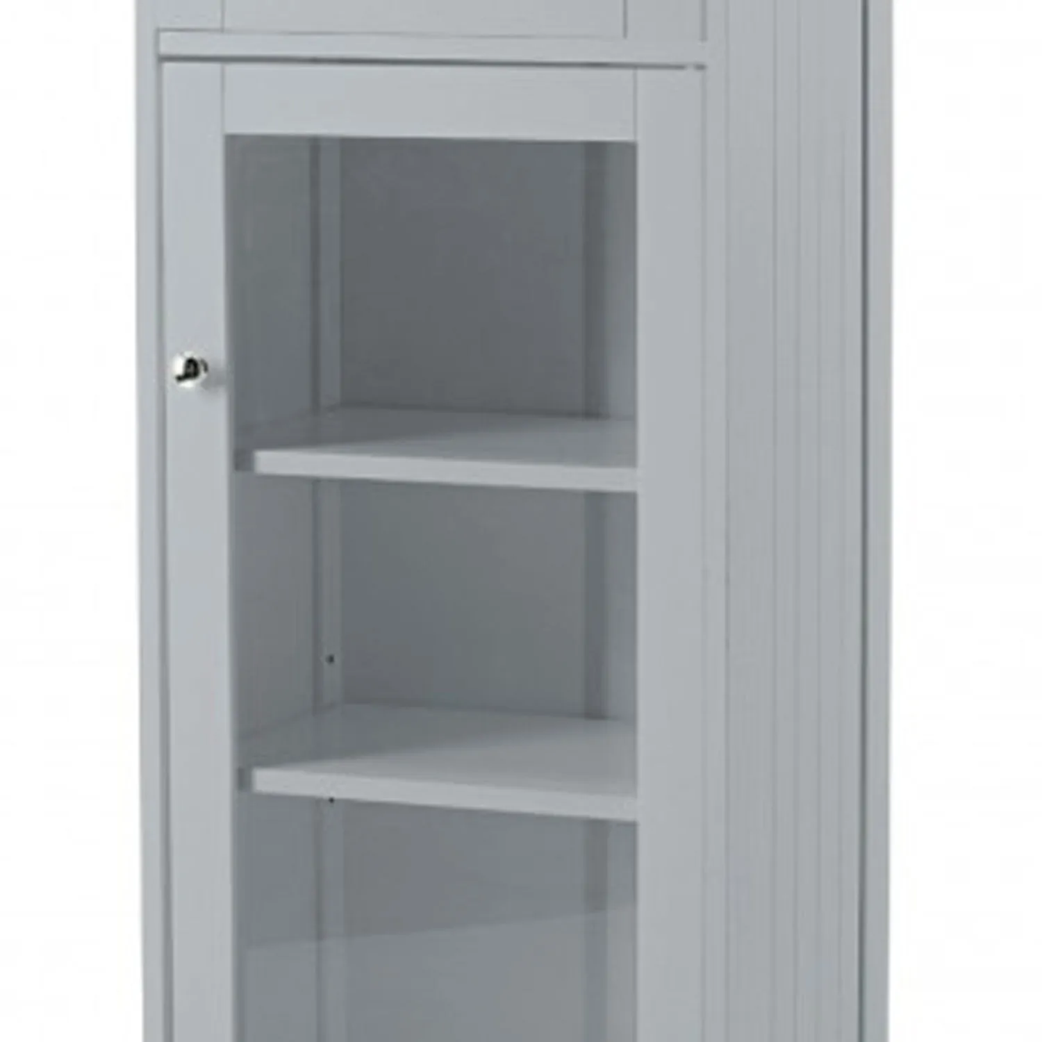 Alaska Grey 1 Glass Door Bathroom Cabinet