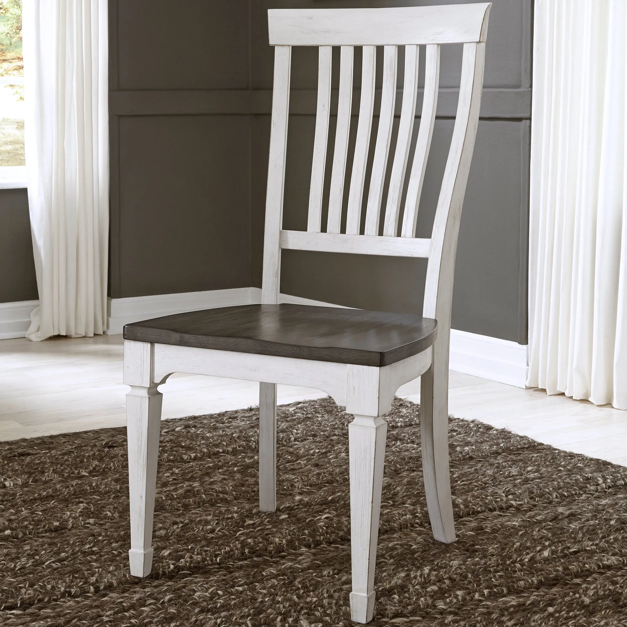 Allyson Park 417-C1500S Slat Back Side Chair (RTA)