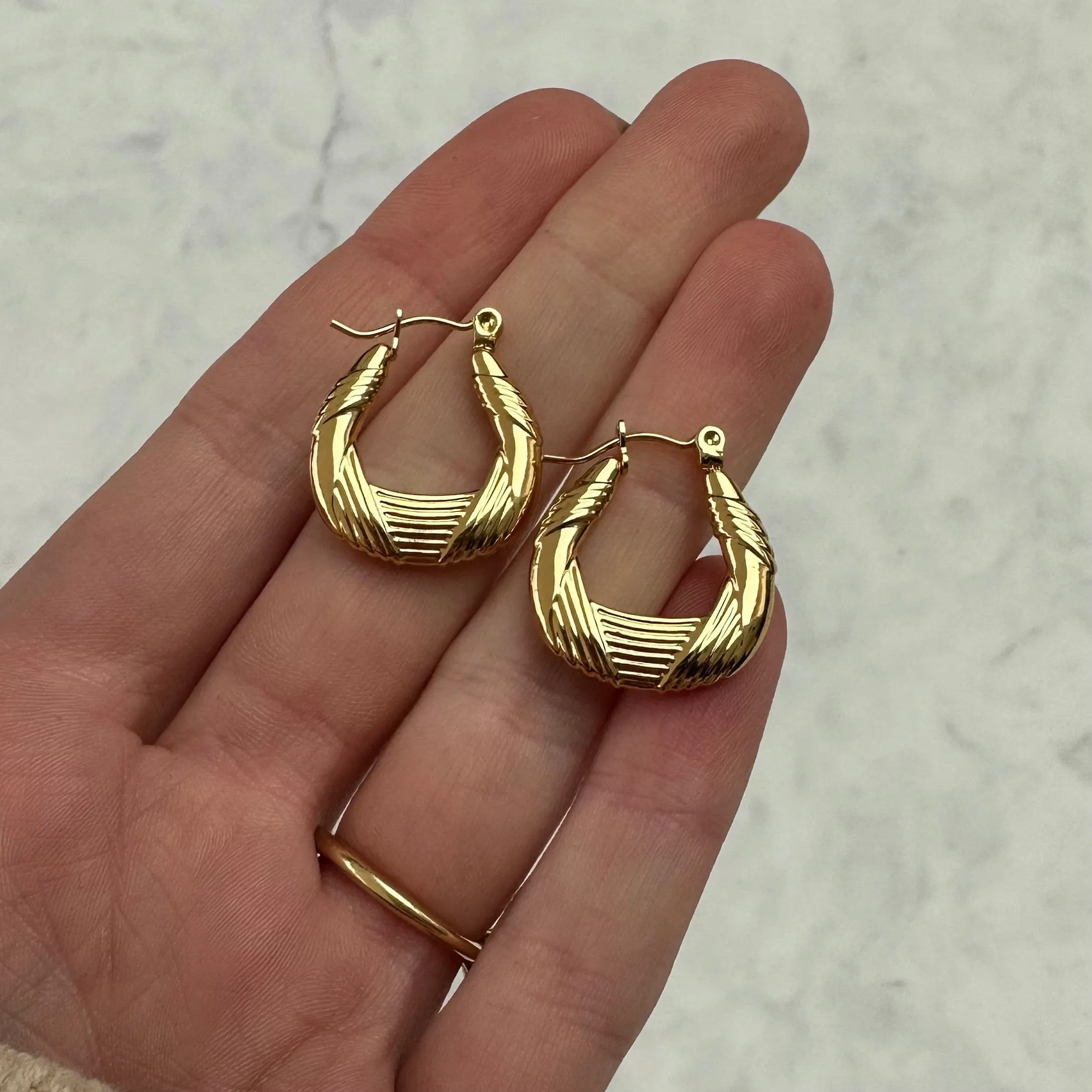 Alyson Hoop Earrings