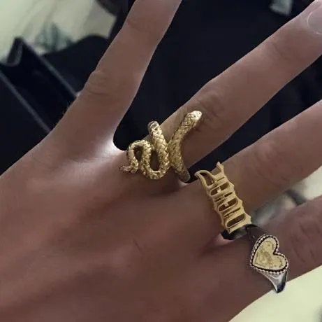 Ancient Goth Birth Year Ring (Dainty)