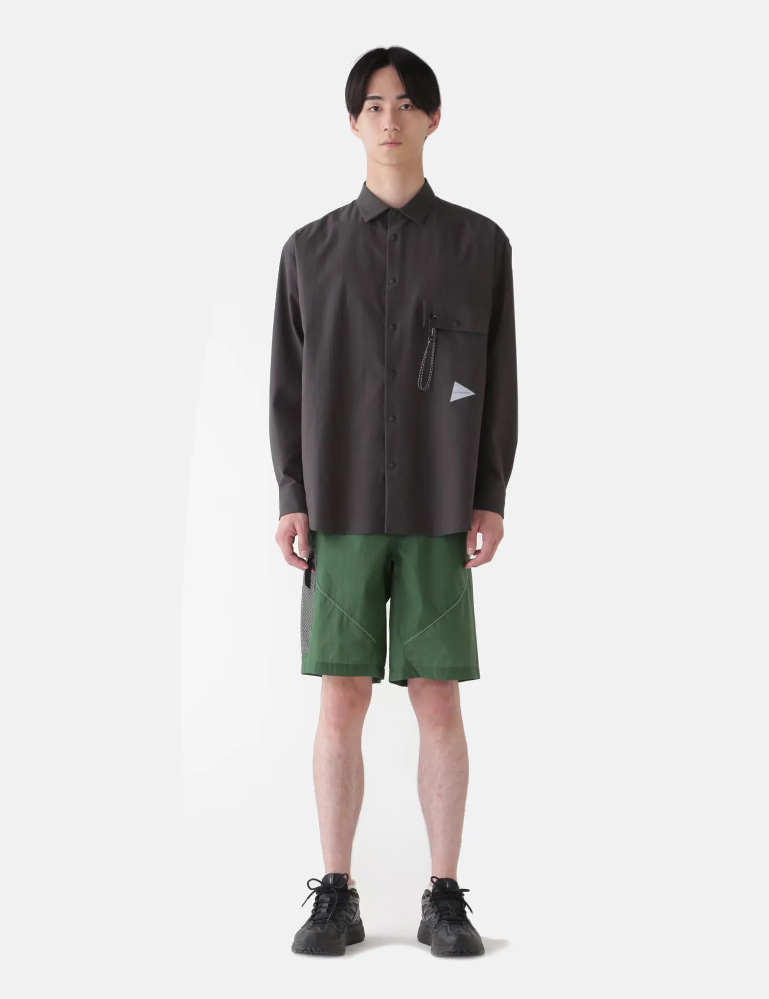 and Wander Breath Shorts (Ripstop) - Green