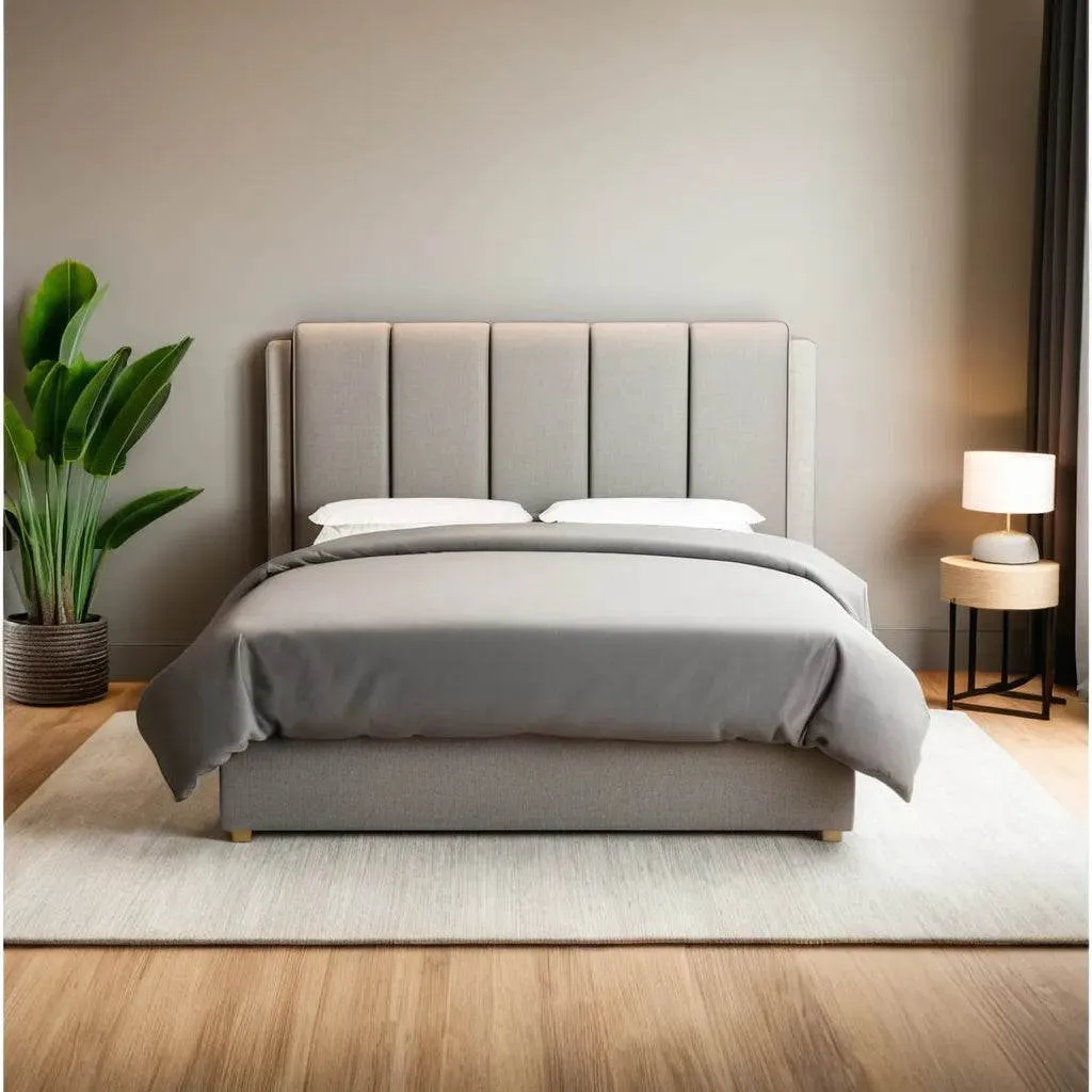 Anderes Fabric Bed Frame (Water Repellent)