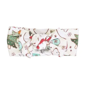 Beary & Bright Knit Large Bow Headwrap