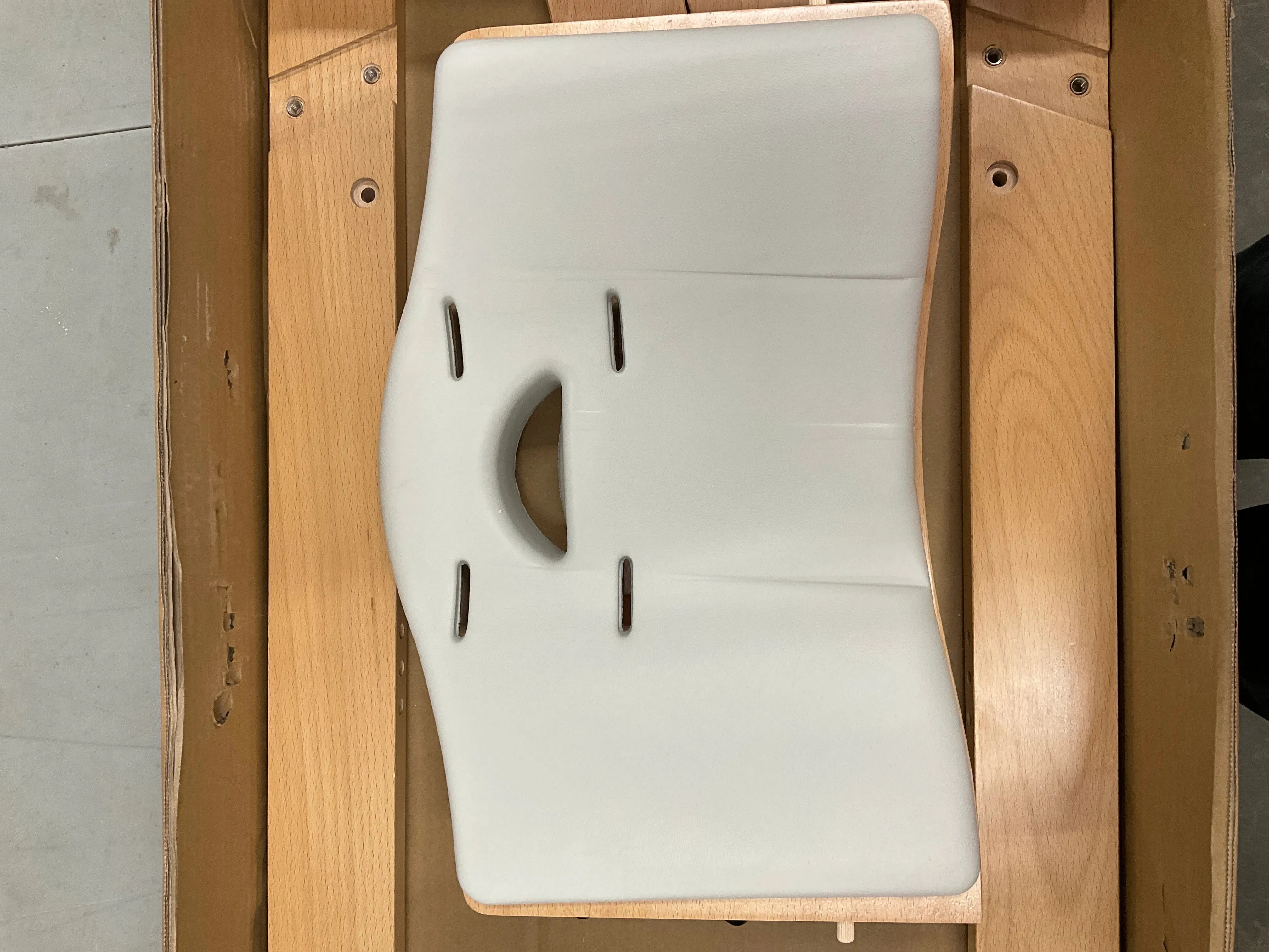 Beyond Junior Y High Chair - Natural Dove Grey (See Description)