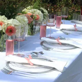 Blush & Silver Spring Tablescape