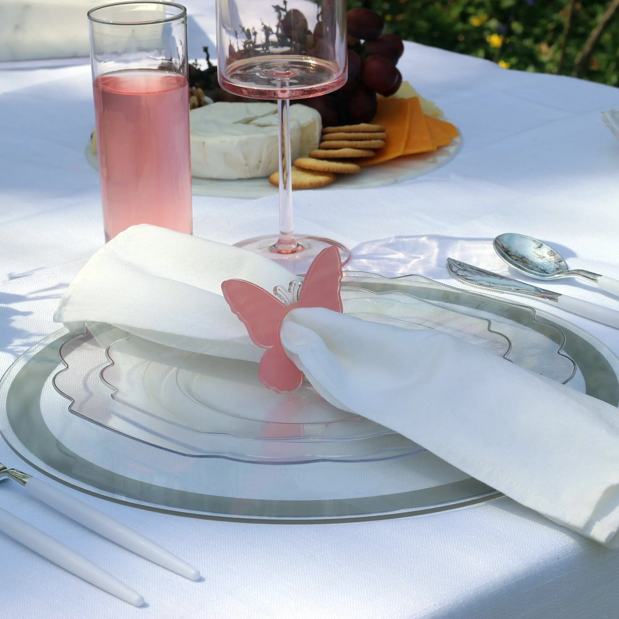 Blush & Silver Spring Tablescape