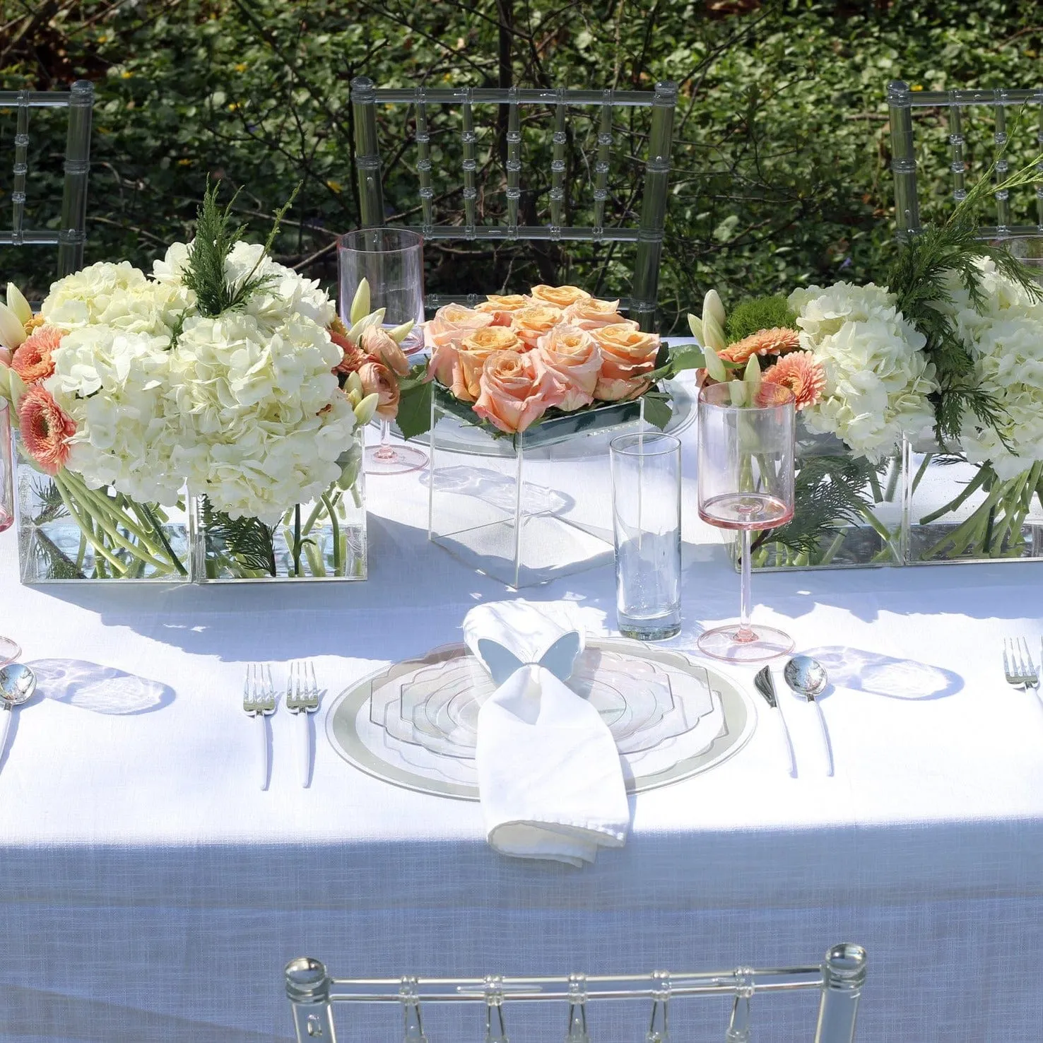 Blush & Silver Spring Tablescape