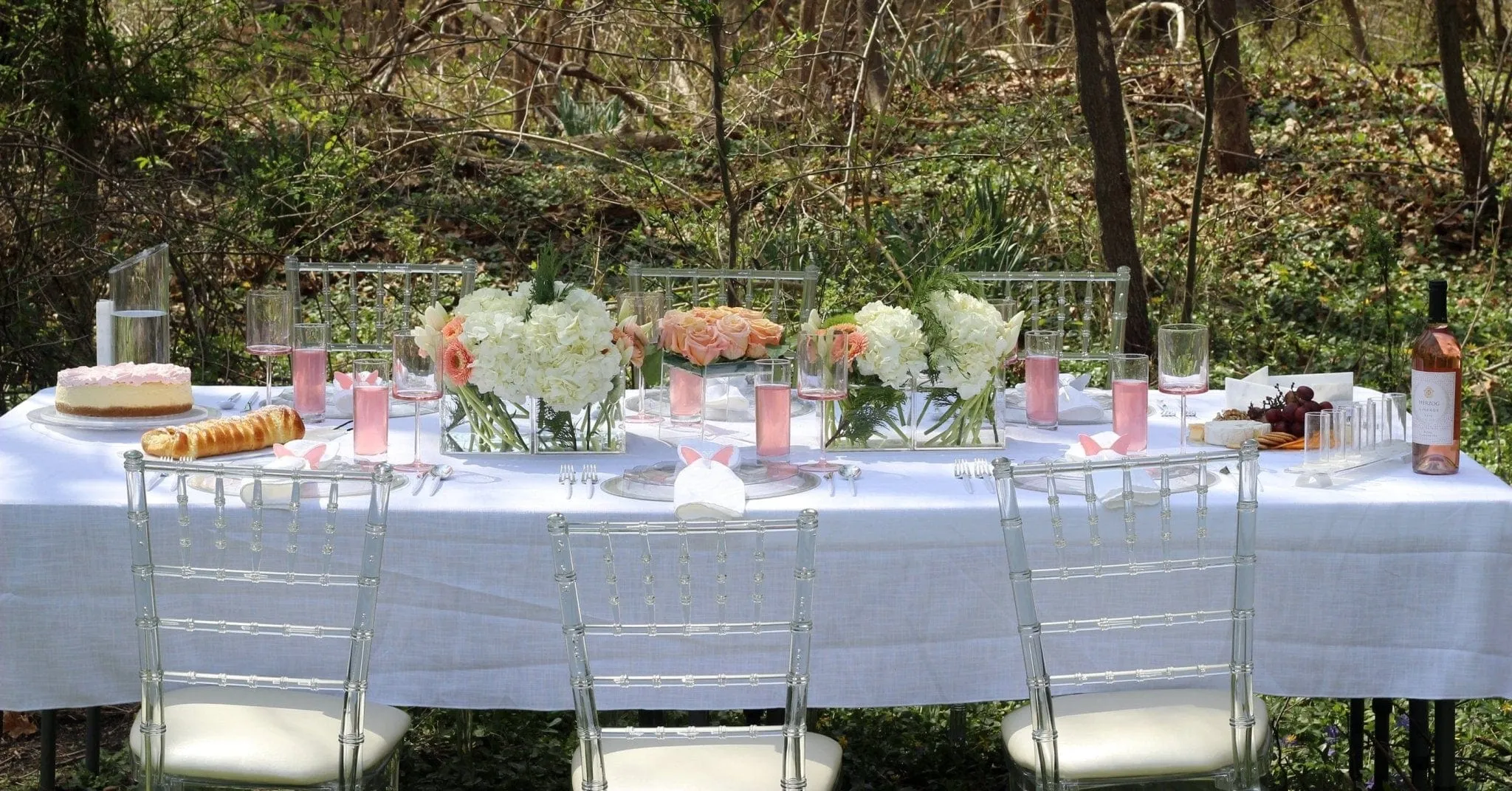 Blush & Silver Spring Tablescape