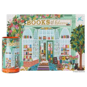 Books & Blooms - 1000 Pieces Jigsaw Puzzle