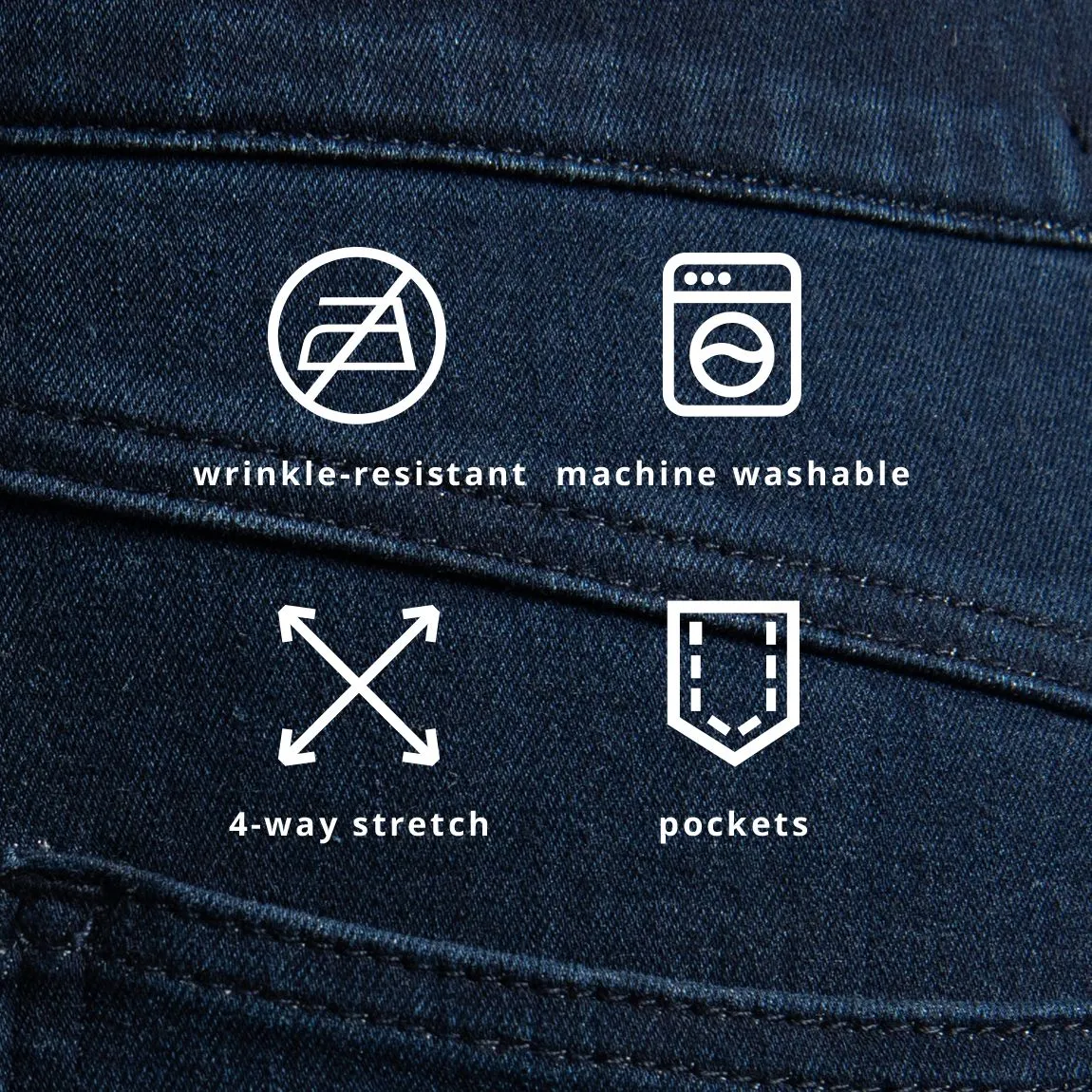 Boot-Cut | 4-Pocket Betabrand Yoga Denim (Dark Indigo)