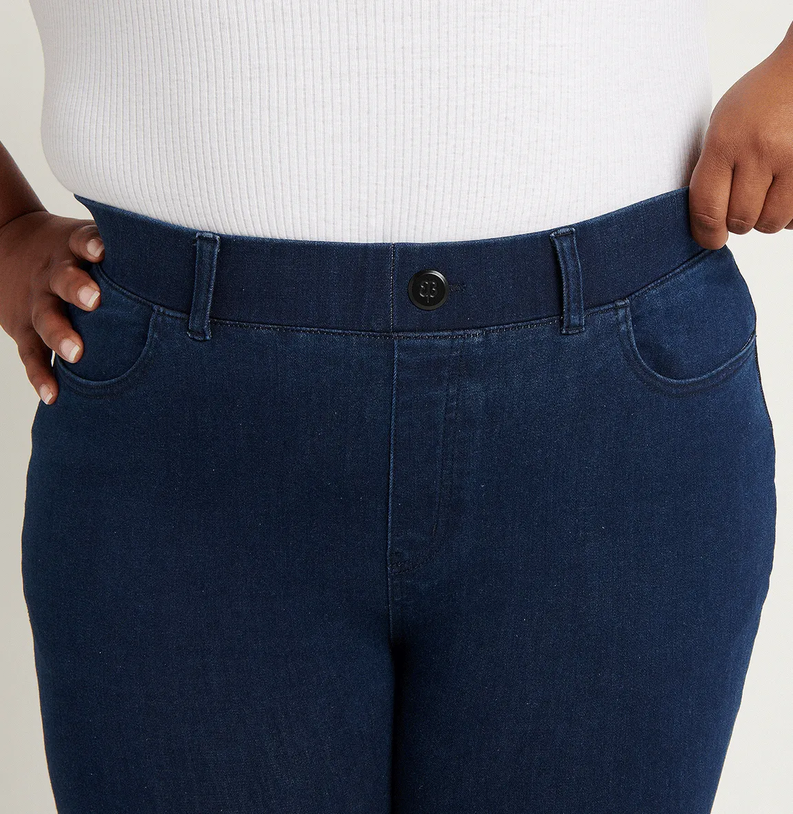 Boot-Cut | 4-Pocket Betabrand Yoga Denim (Dark Indigo)