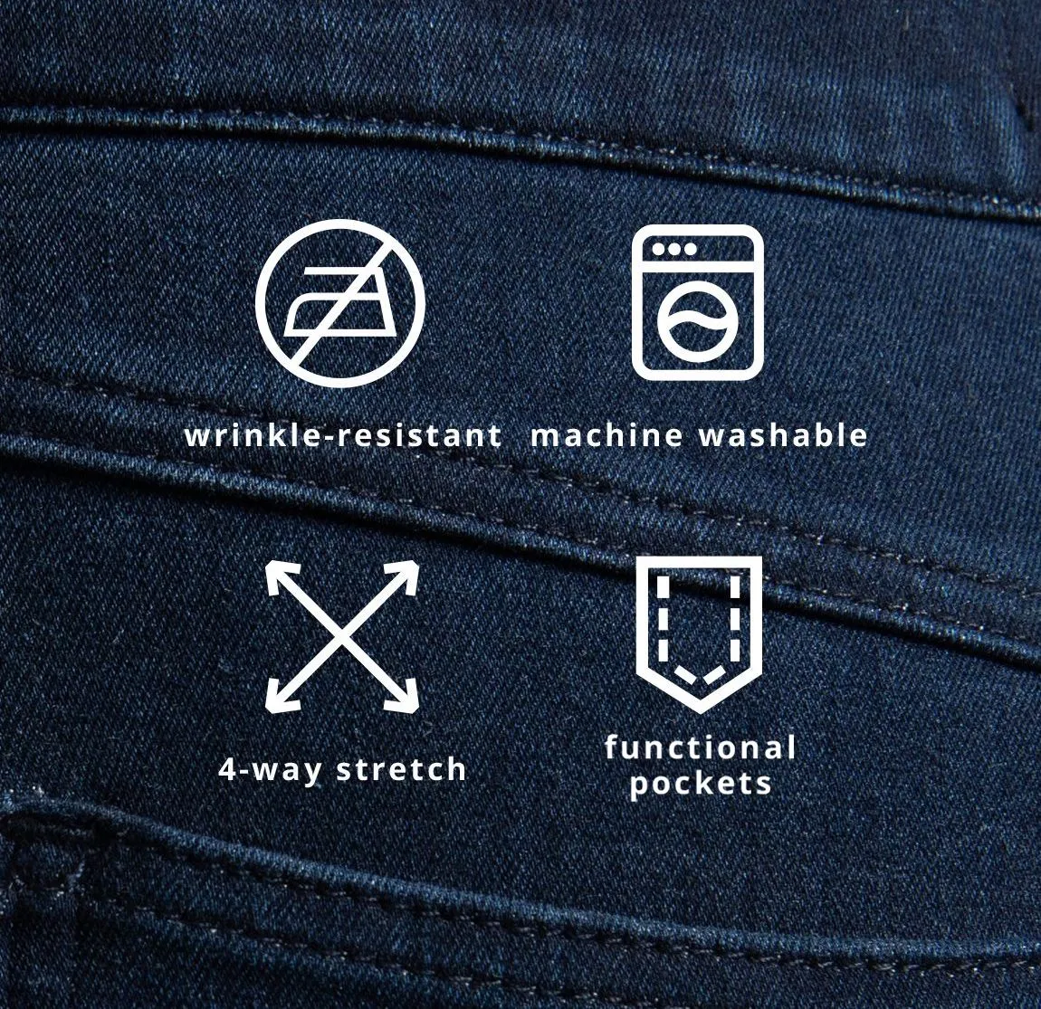 Boot-Cut | 4-Pocket Betabrand Yoga Denim (Dark Indigo)
