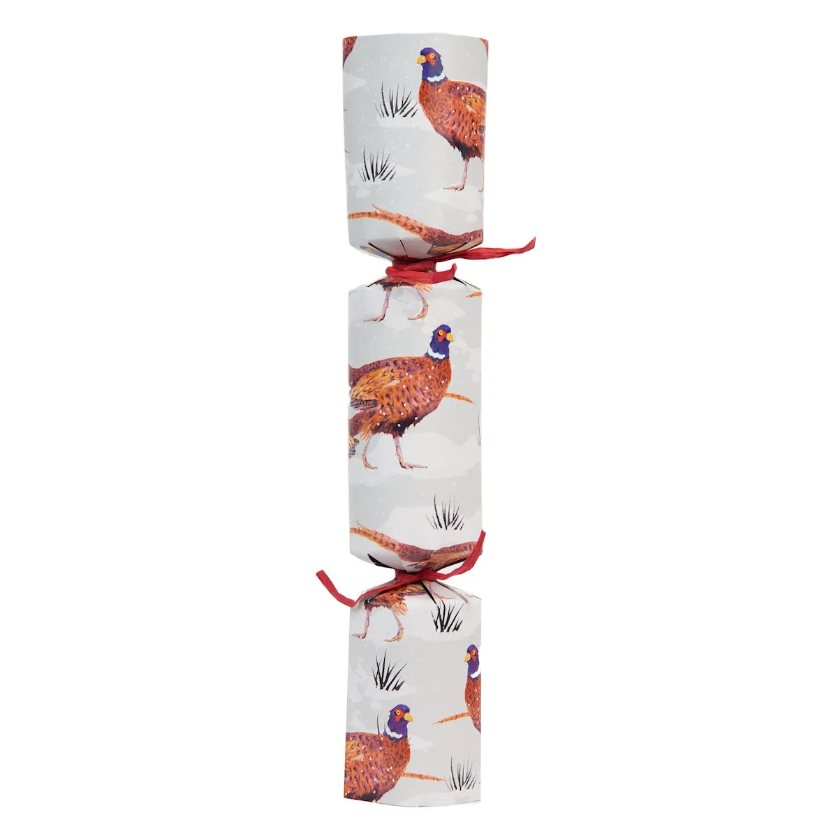 Botanical Holly and Pheasant Crackers- 6 Pack