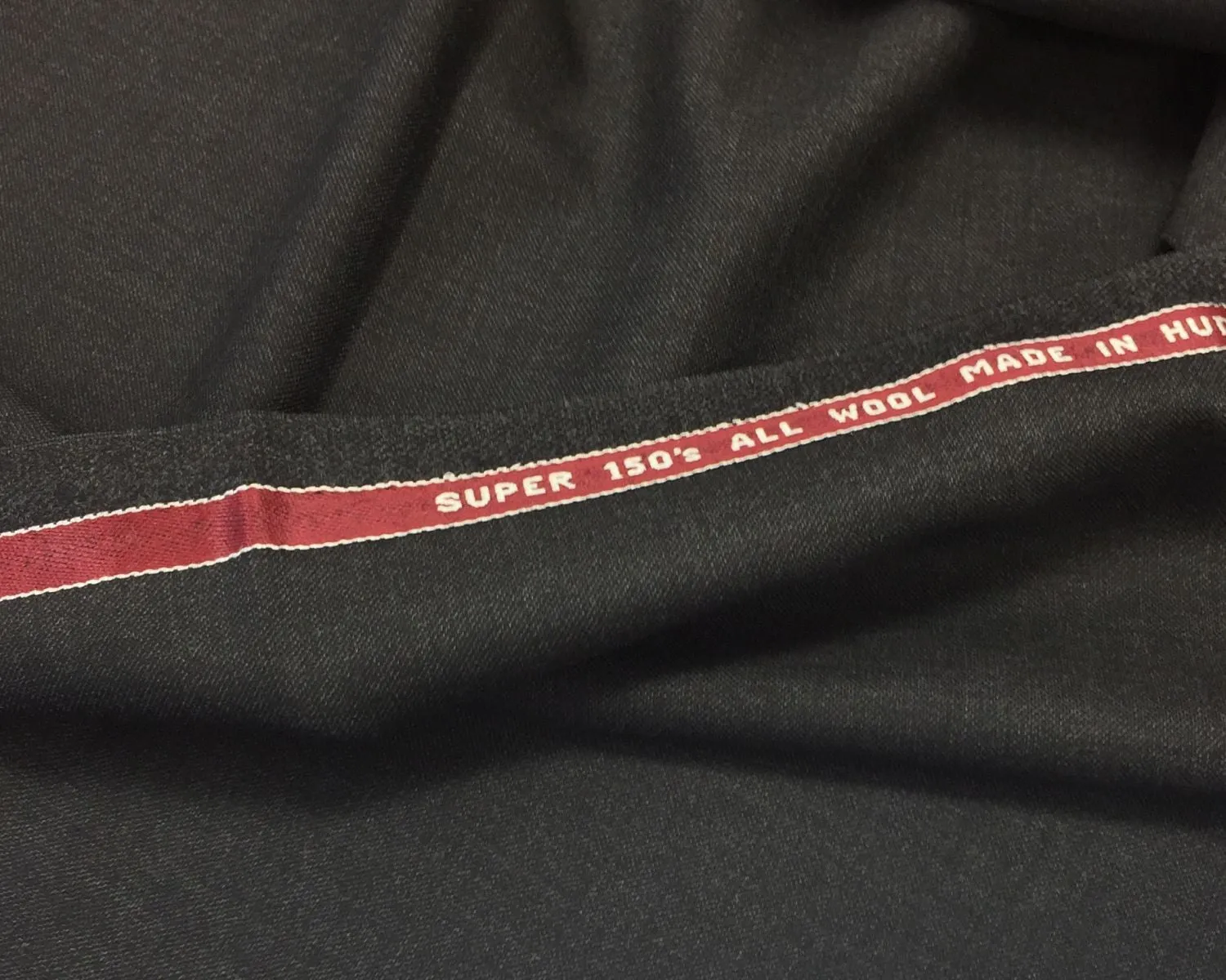 Charcoal Grey Sharkskin