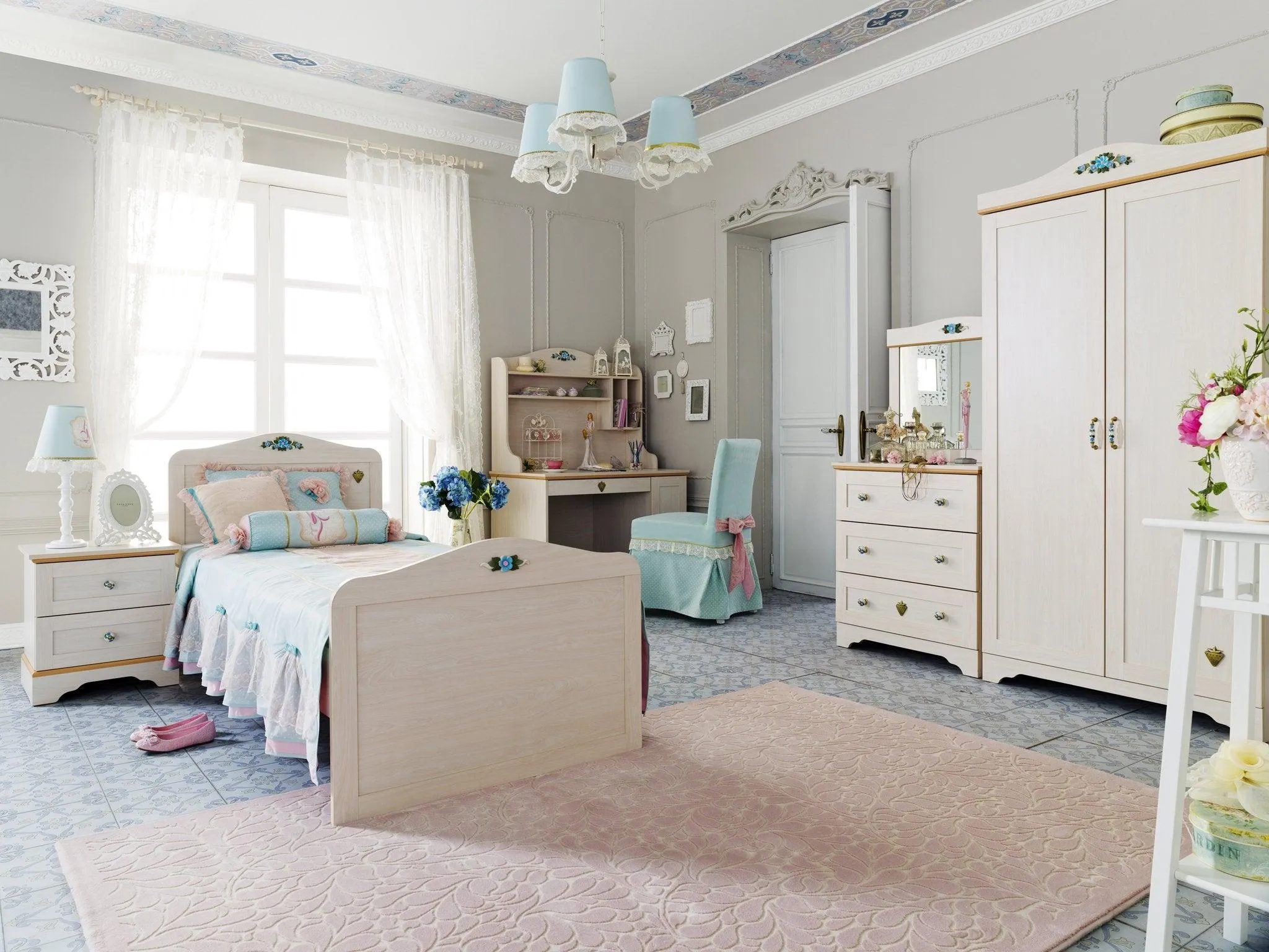 Cilek Flower Study Desk Unit Only
