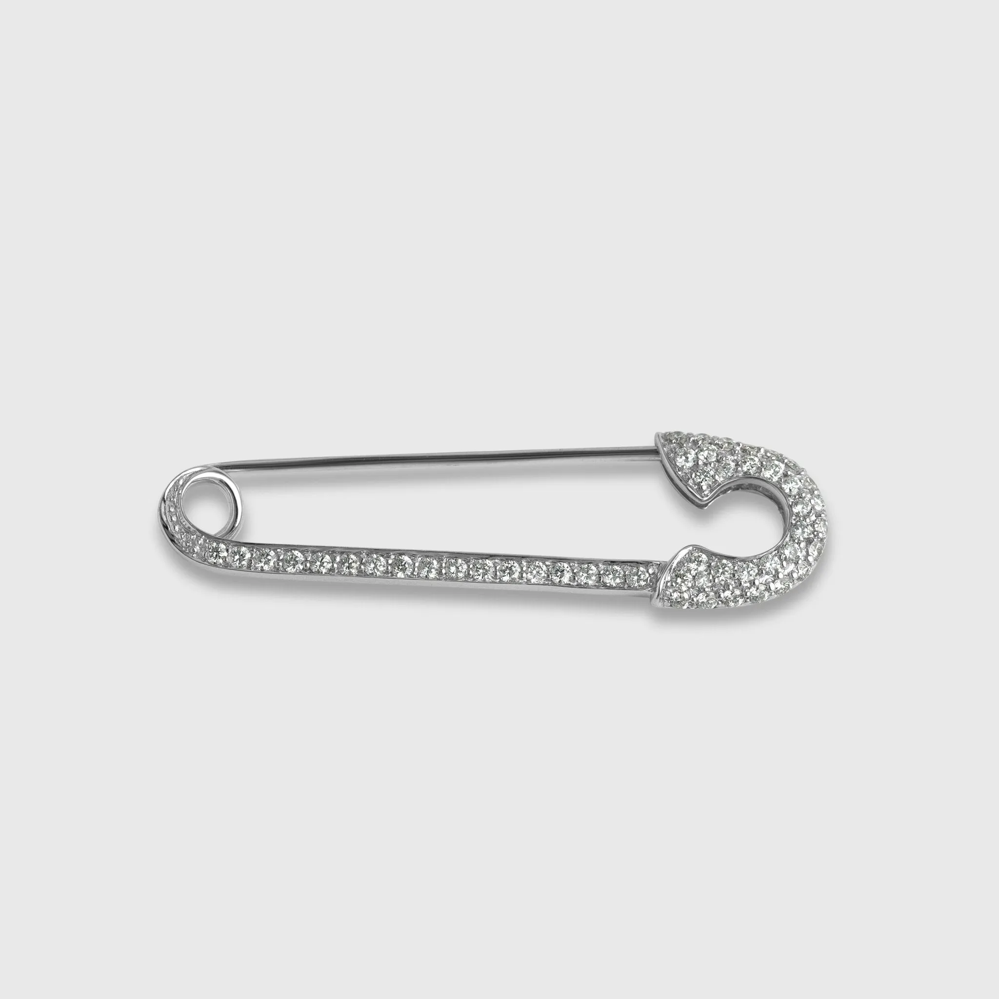 Diamond Pave Safety Pin
