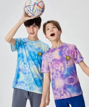 Energized Junior Artletes Dropped Shoulder Tee with Smiley Face