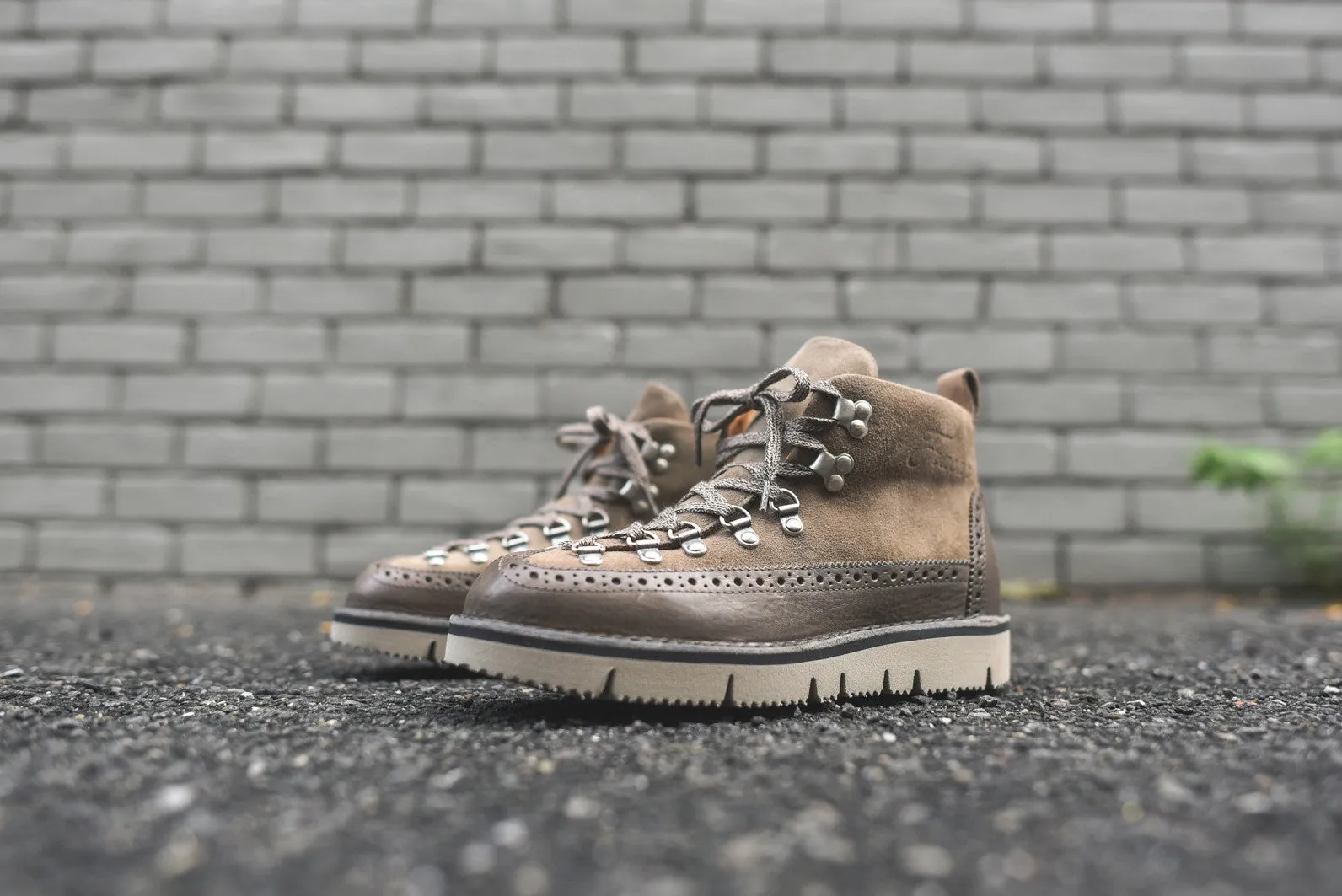 Fracap Brogue Boot - Taupe