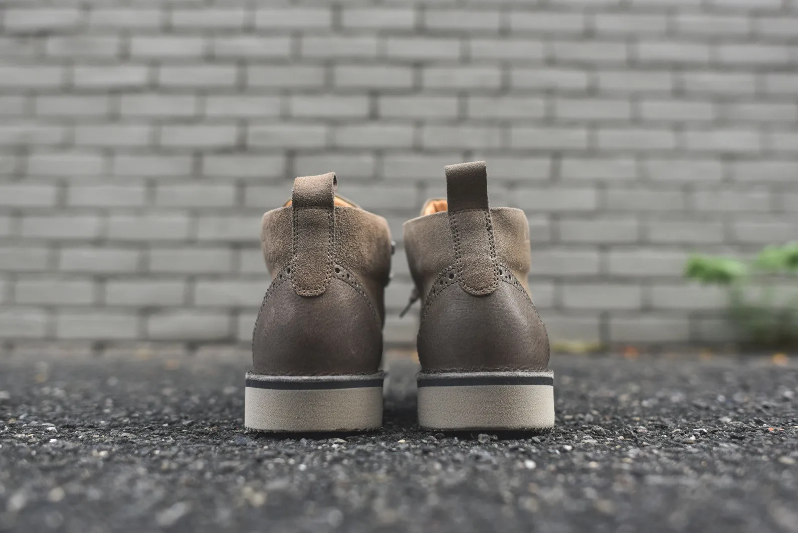 Fracap Brogue Boot - Taupe