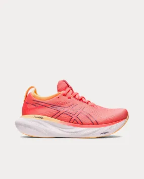 Gel-Nimbus 25 Papaya / Dusty Purple Running Shoes