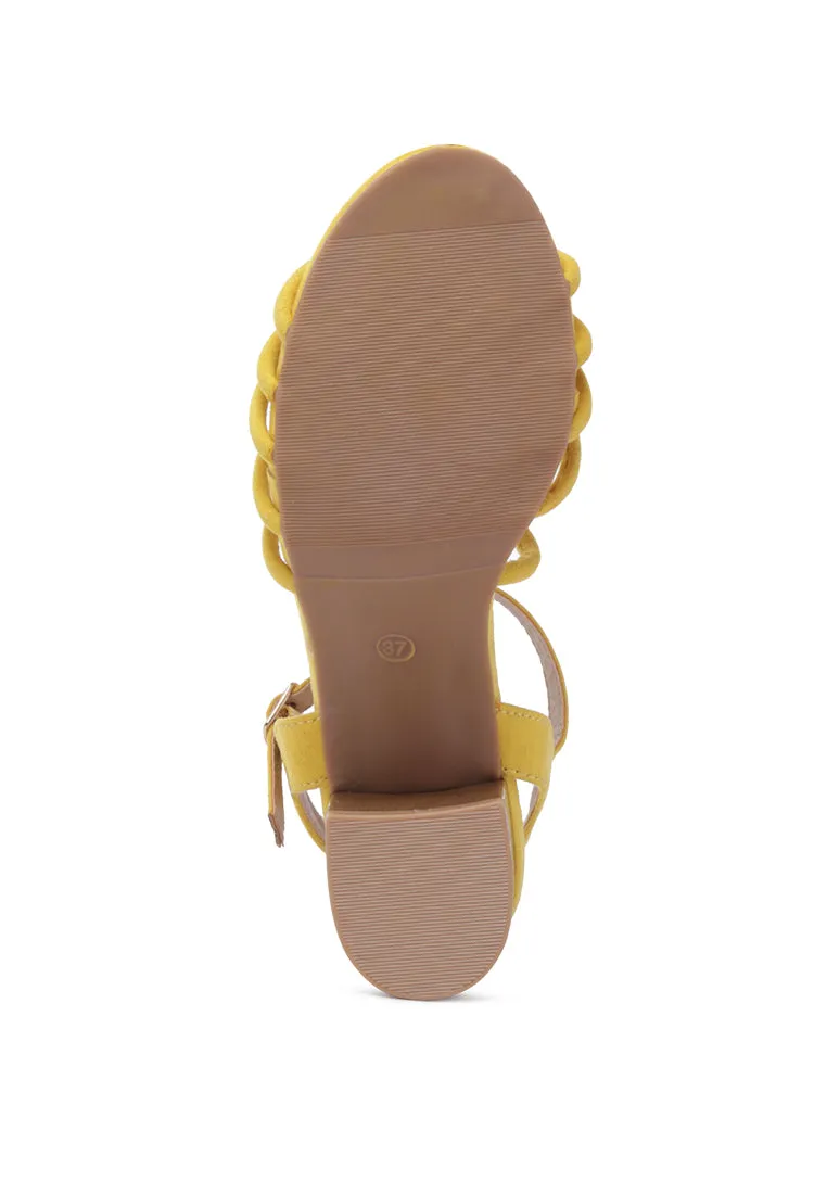 Gracy Block Heel Sandals