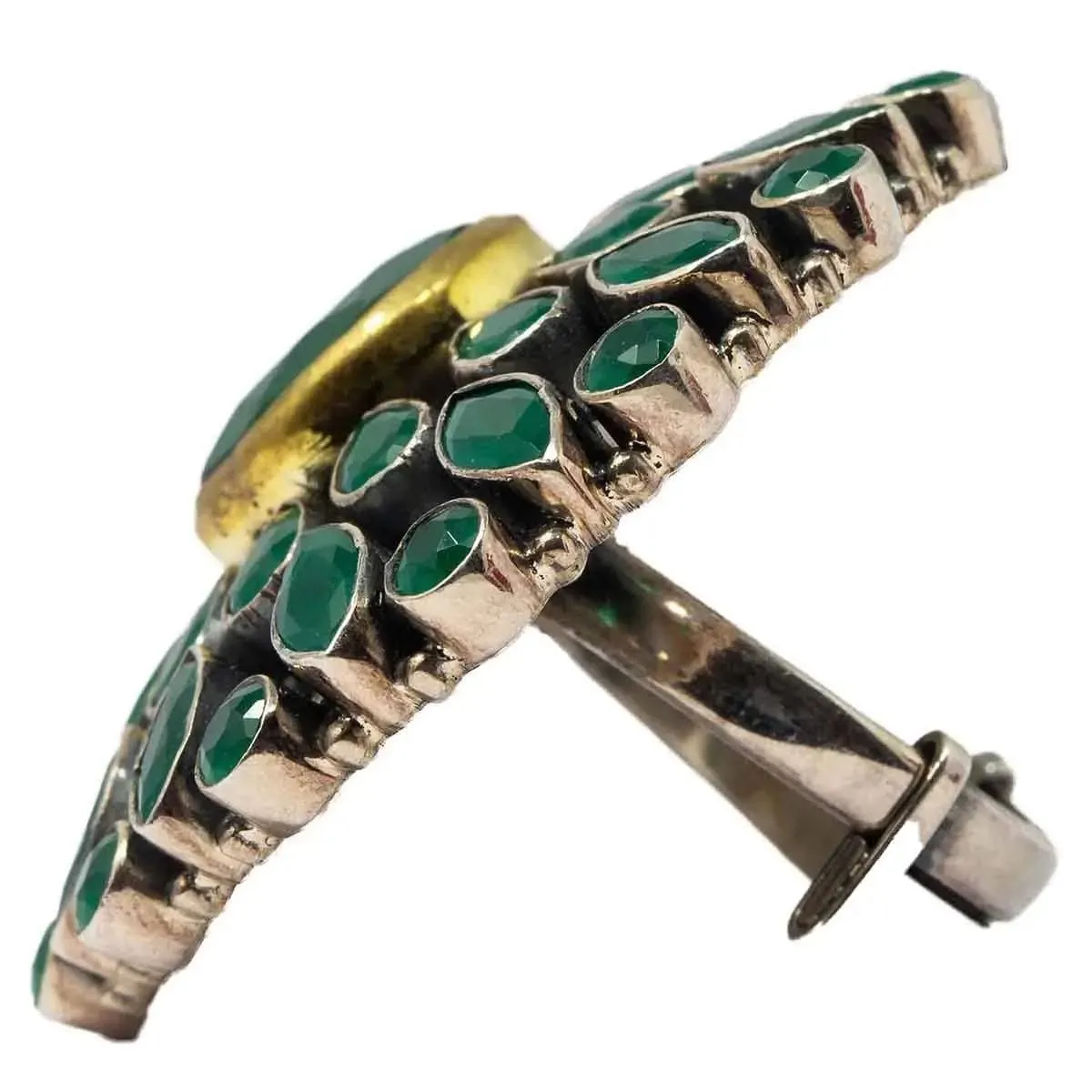 Green Spinel Stone Ring