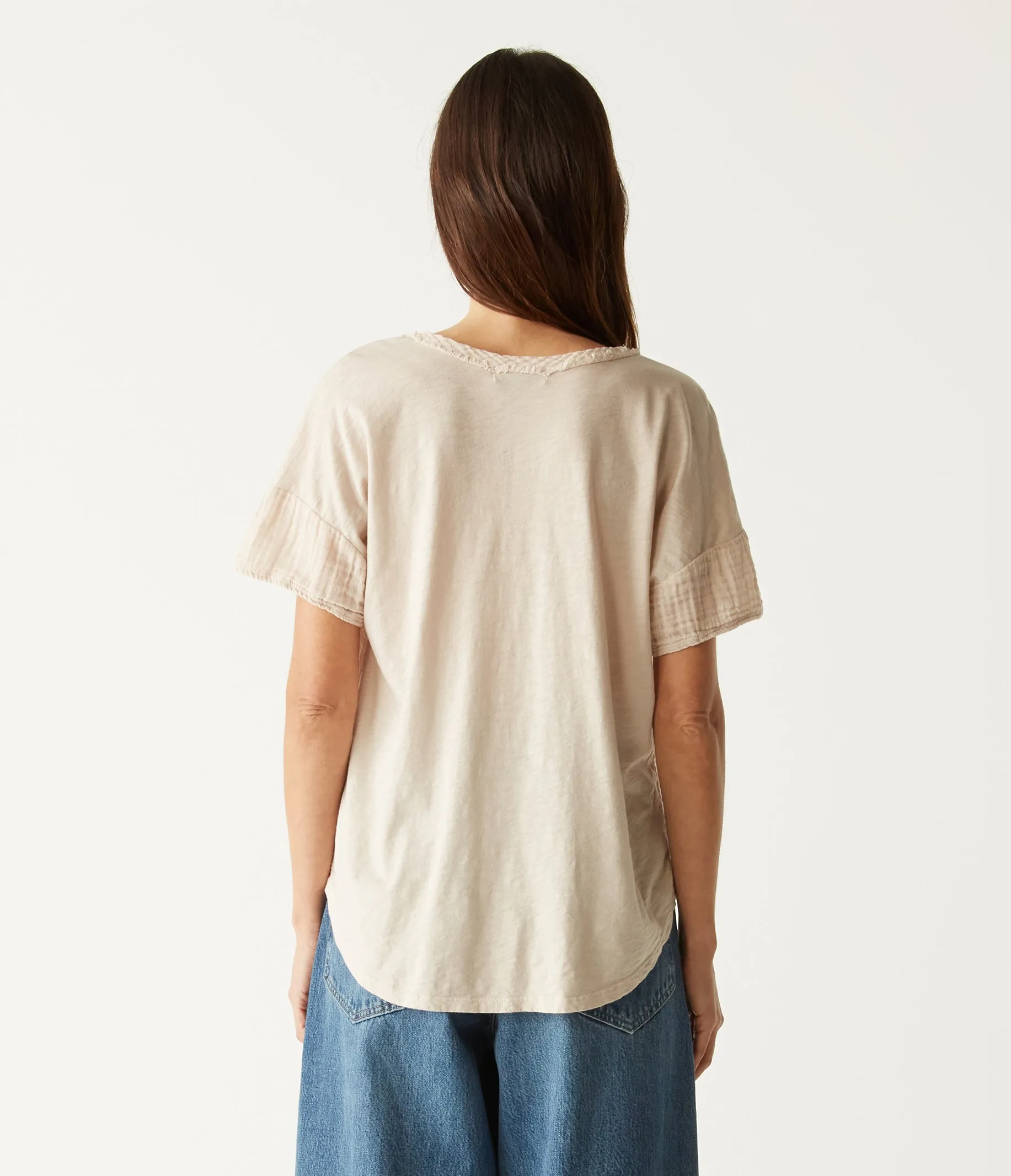 Gretna Fabric Mixed Tee
