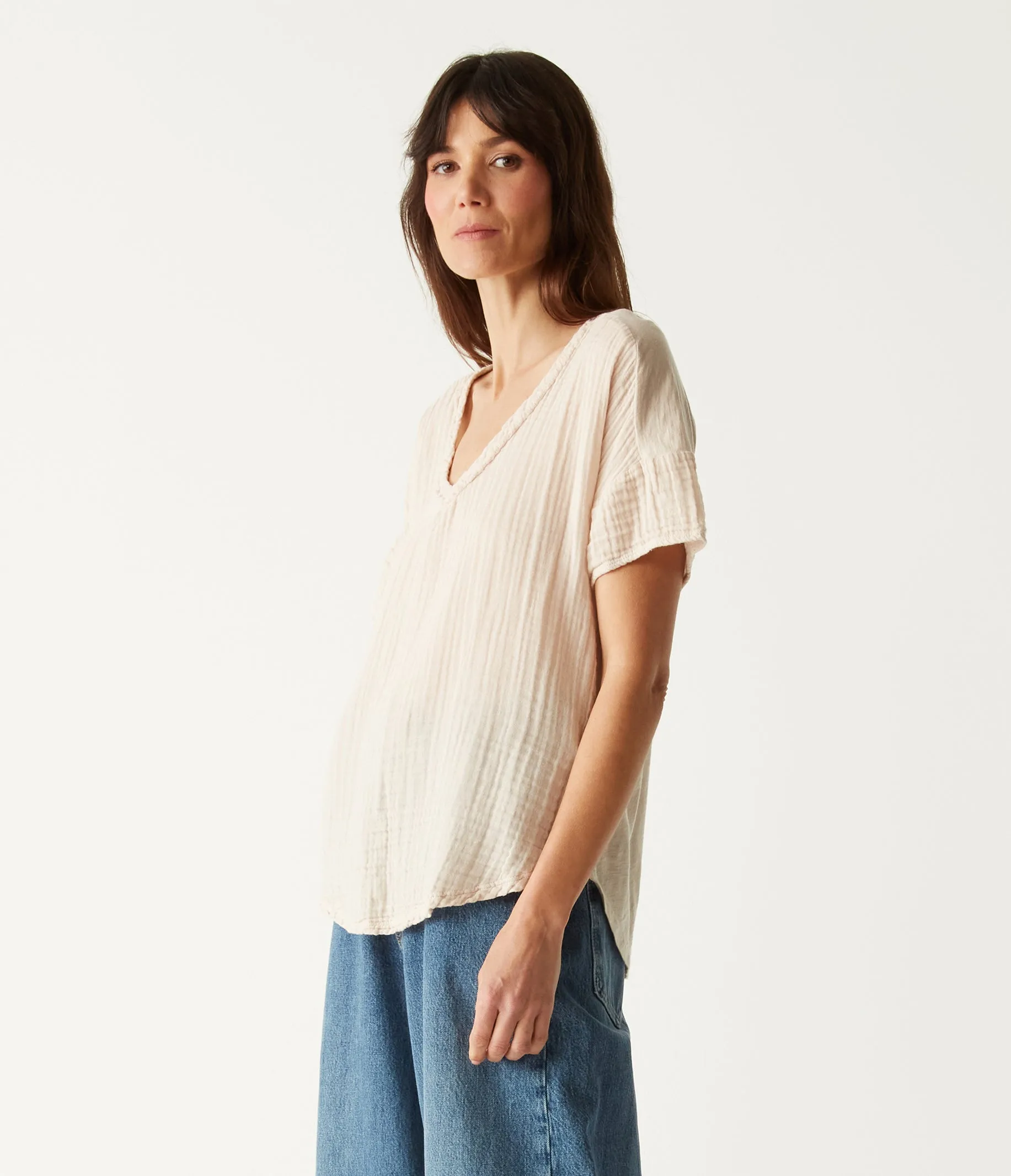 Gretna Fabric Mixed Tee