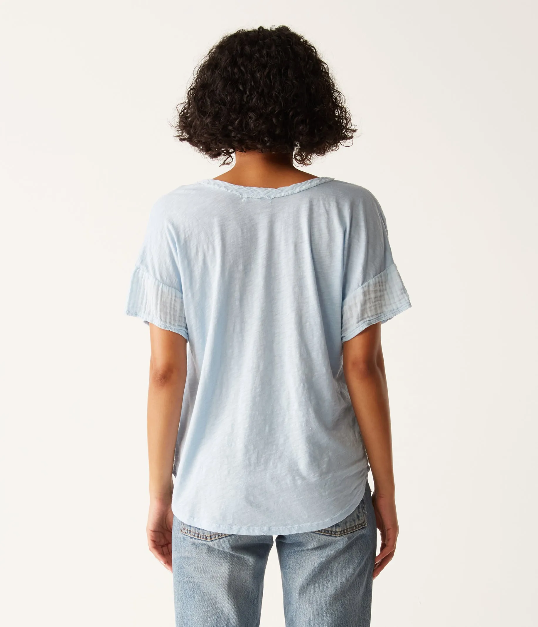 Gretna Fabric Mixed Tee