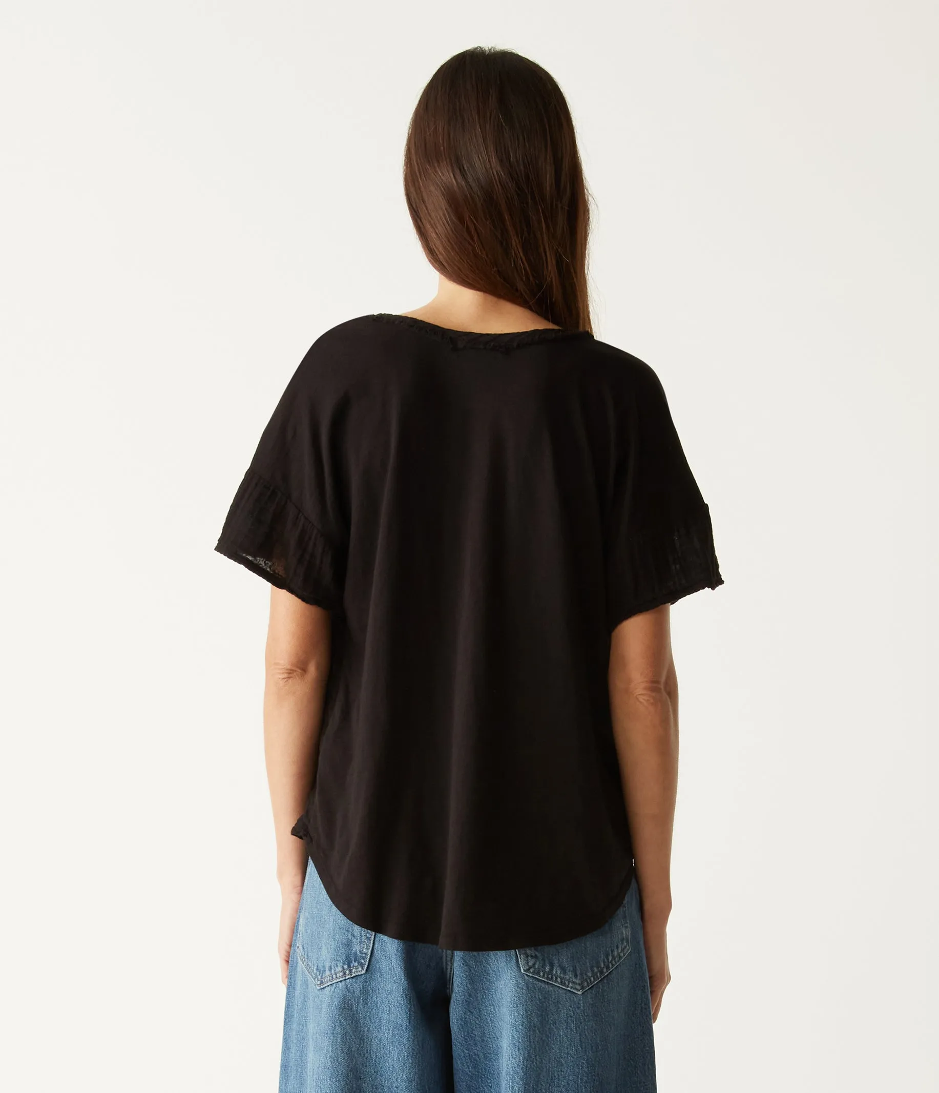 Gretna Fabric Mixed Tee