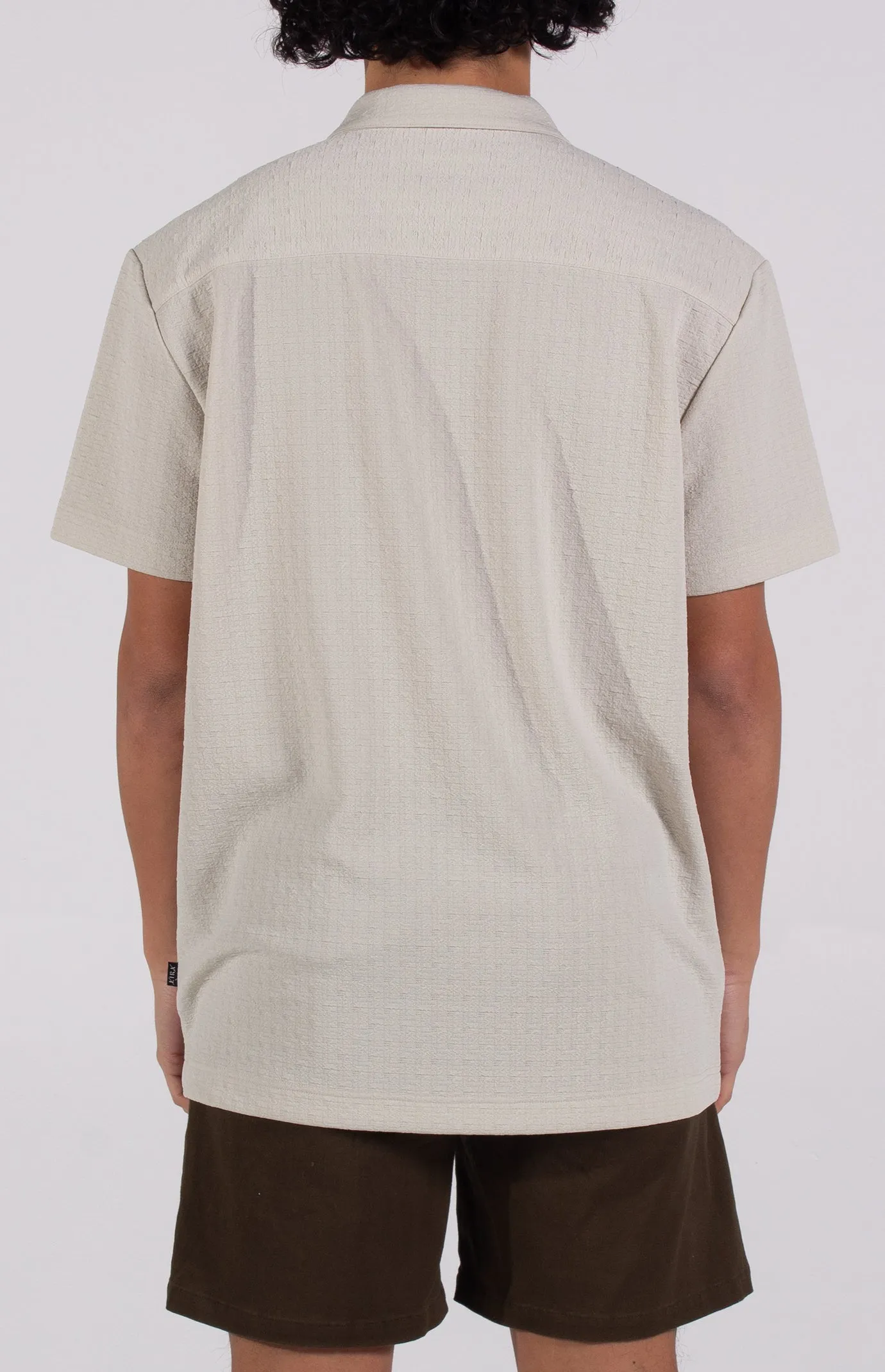 Haycock SS Textured Woven | Stone