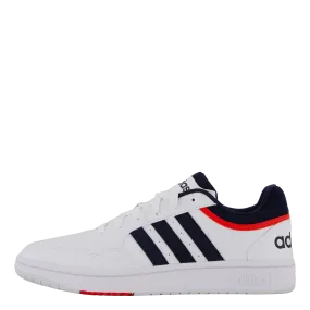 Hoops 3.0 Low Classic Vintage Shoes Cloud White / Legend Ink / Vivid Red