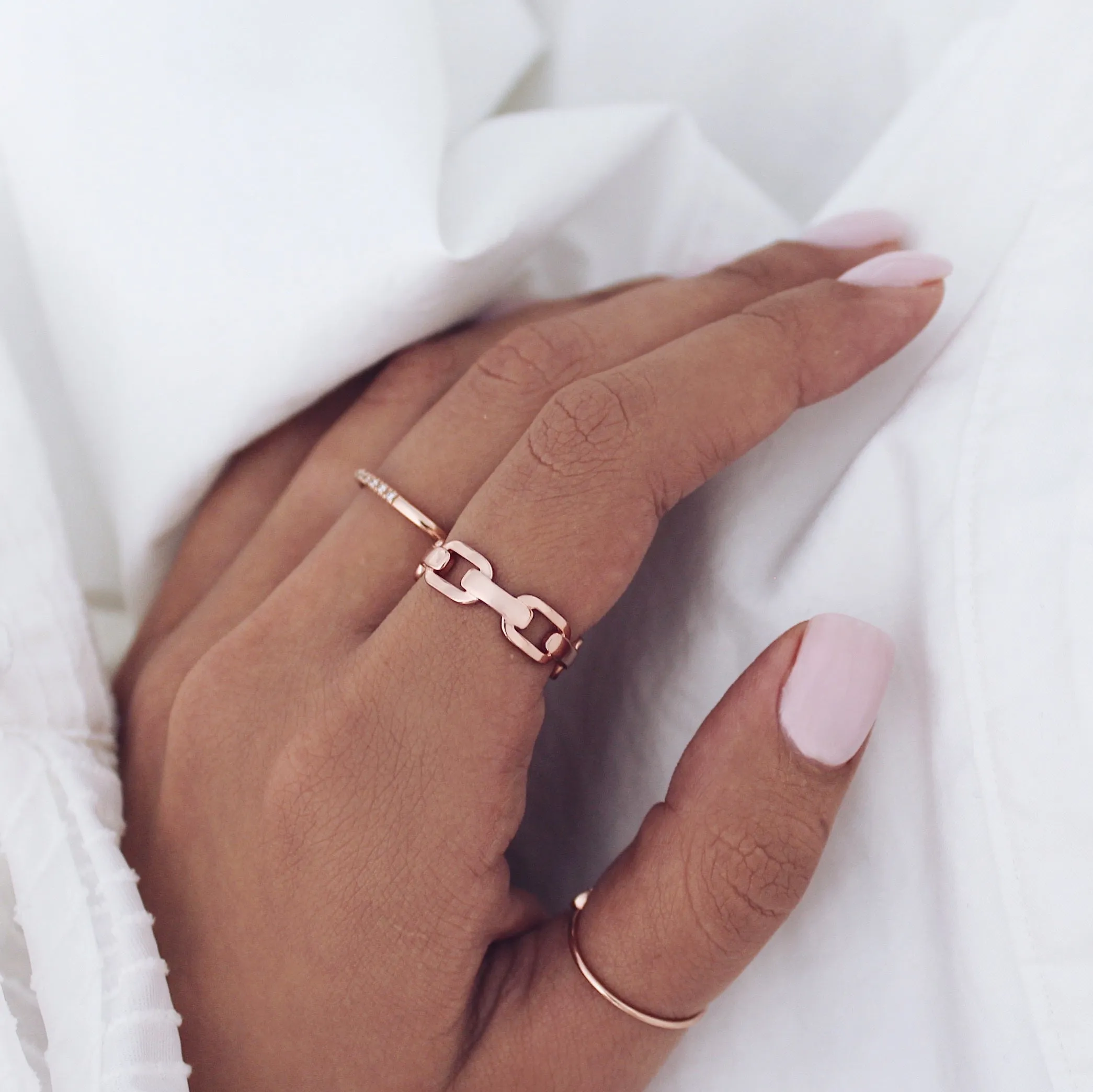 Hunter Ring Rose Gold