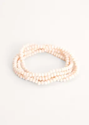 JULI CRYSTAL NECKLACE - BLUSH