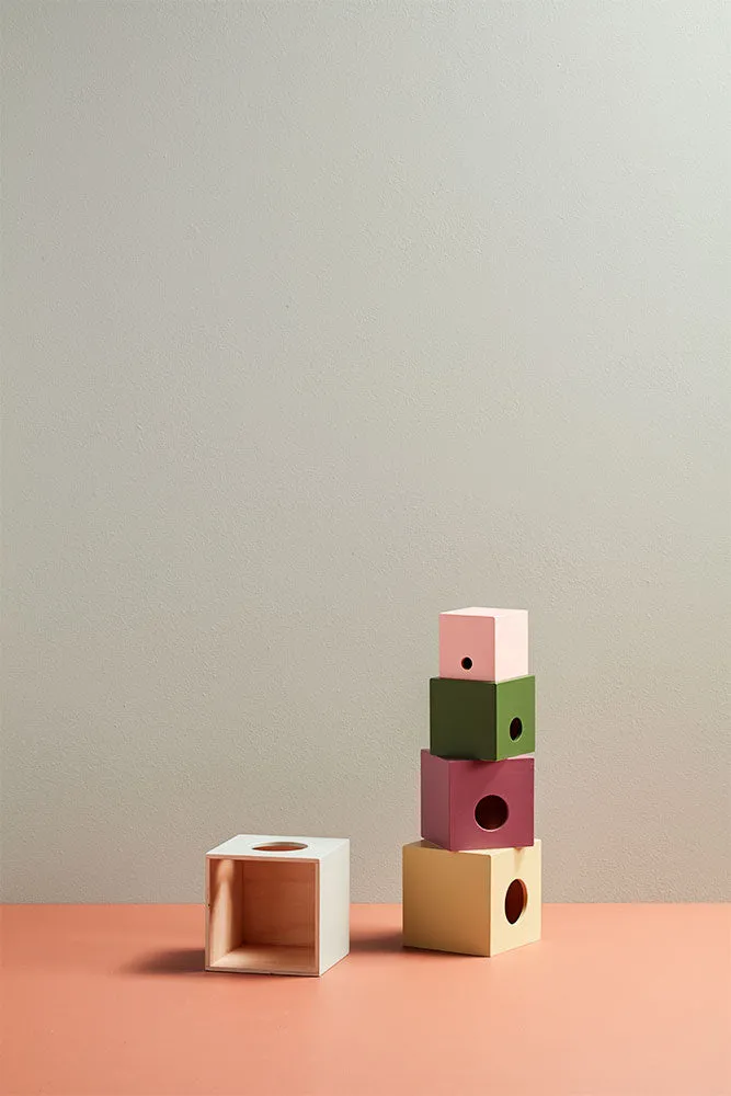 Kids Concept Stackable Cubes - 5 pieces